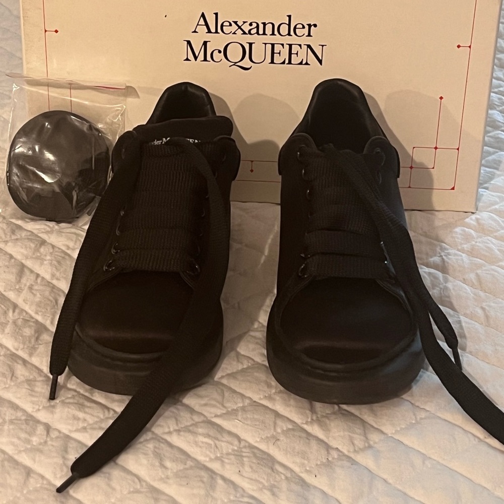 Alexander McQueen Satin Sneakers